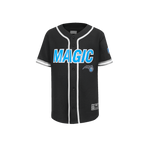 NBA ORLANDO MAGIC CLASSIC CHEMISE BOUTONNÉE EN FILET POUR GARÇON JUNIOR (NOIR/GRIS)