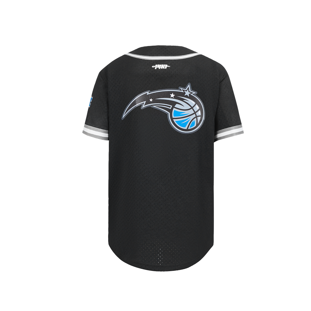 NBA ORLANDO MAGIC CLASSIC CHEMISE BOUTONNÉE EN FILET POUR GARÇON JUNIOR (NOIR/GRIS)
