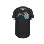 NBA ORLANDO MAGIC CLASSIC CHEMISE BOUTONNÉE EN FILET POUR GARÇON JUNIOR (NOIR/GRIS)