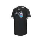 NBA ORLANDO MAGIC CLASSIC CHEMISE BOUTONNÉE EN FILET POUR GARÇON JUNIOR (NOIR/GRIS)
