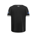 NBA ORLANDO MAGIC CLASSIC T-SHIRT CÔTELÉ RAYÉ À MANCHES COURTES POUR GARÇON JUNIOR (NOIR/GRIS)