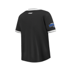 NBA ORLANDO MAGIC CLASSIC T-SHIRT CÔTELÉ RAYÉ À MANCHES COURTES POUR GARÇON JUNIOR (NOIR/GRIS)