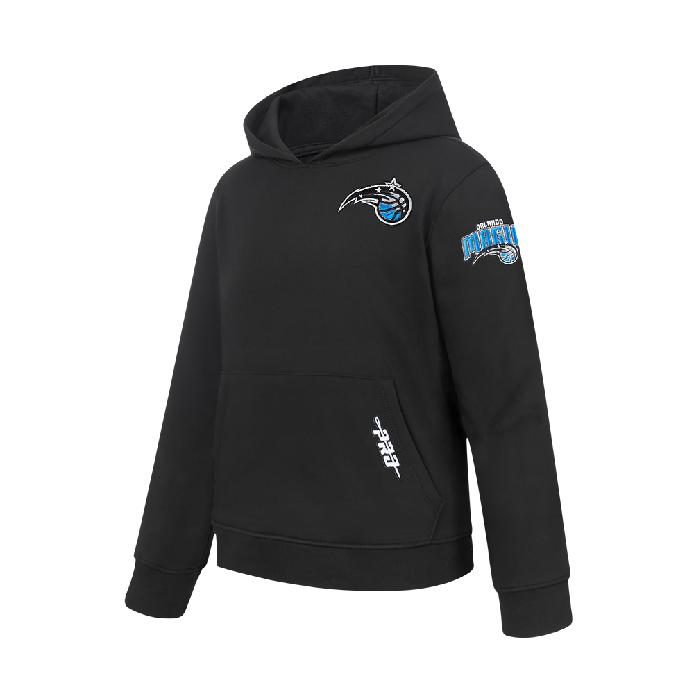 NBA ORLANDO MAGIC CLASSIC BIG BOYS FLEECE PULLOVER HOODIE (BLACK)