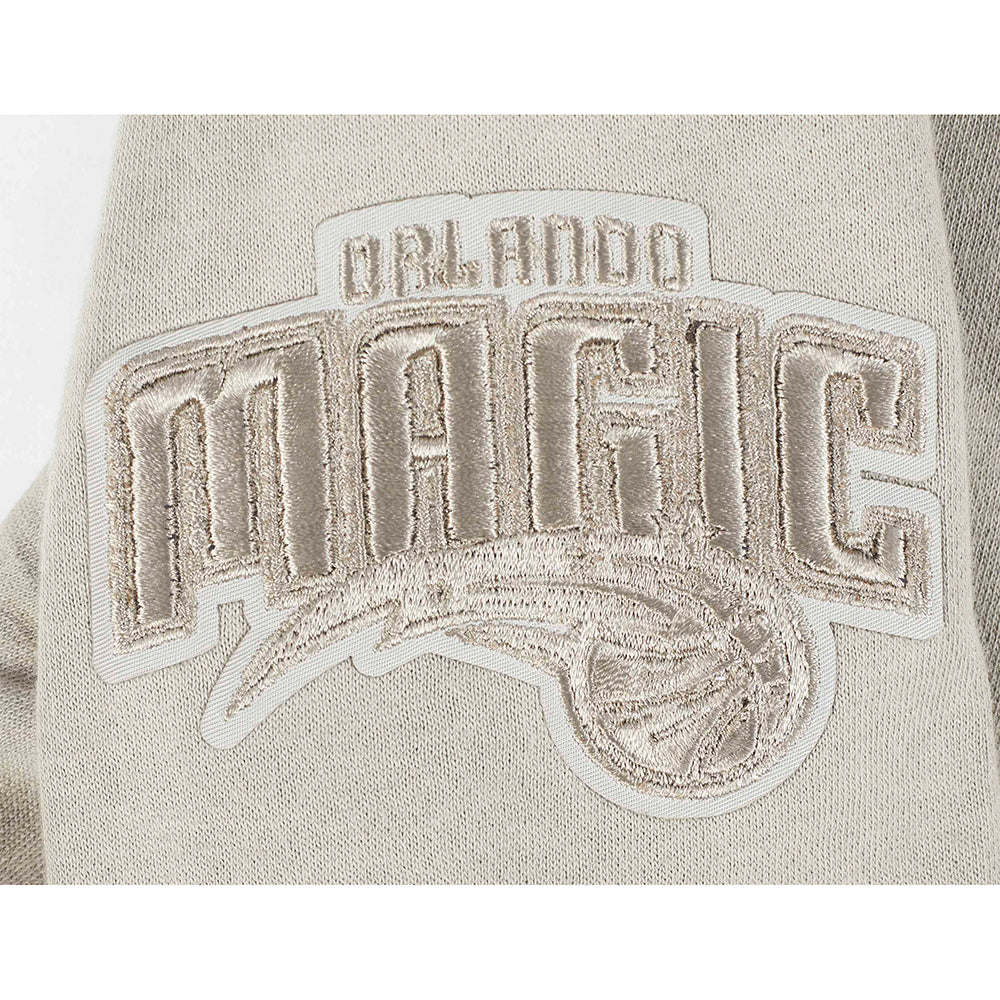 NBA ORLANDO MAGIC NEUTRAL CHANDAIL À CAPUCHON EN MOLLETON POUR GARÇON JUNIOR (TAUPE)