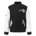 NBA ORLANDO MAGIC CLASSIC BLOUSON COLLÉGIAL EN LAINE POUR GARÇON JUNIOR (NOIR/BLANC)