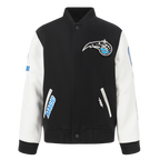 NBA ORLANDO MAGIC CLASSIC BLOUSON COLLÉGIAL EN LAINE POUR GARÇON JUNIOR (NOIR/BLANC)