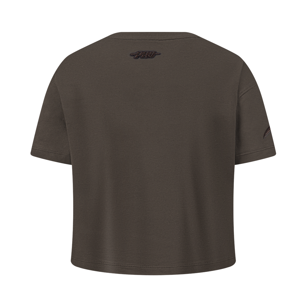 NBA ORLANDO MAGIC NEUTRAL T-SHIRT À MANCHES COURTES ET À COUPE CARRÉE POUR FILLE JUNIOR (TAUPE FONCÉ)