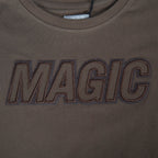 NBA ORLANDO MAGIC NEUTRAL T-SHIRT À MANCHES COURTES ET À COUPE CARRÉE POUR FILLE JUNIOR (TAUPE FONCÉ)