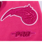 NBA ORLANDO MAGIC T-SHIRT TRIPLE ROSE À MANCHES COURTES ET À COUPE CARRÉE POUR FILLE JUNIOR (VIOLET BETTERAVE)