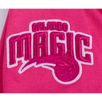 NBA ORLANDO MAGIC T-SHIRT TRIPLE ROSE À MANCHES COURTES ET À COUPE CARRÉE POUR FILLE JUNIOR (VIOLET BETTERAVE)