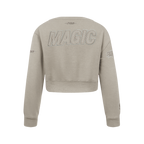 NBA ORLANDO MAGIC NEUTRAL CHANDAIL À COL ROND EN MOLLETON POUR FILLE JUNIOR (TAUPE)