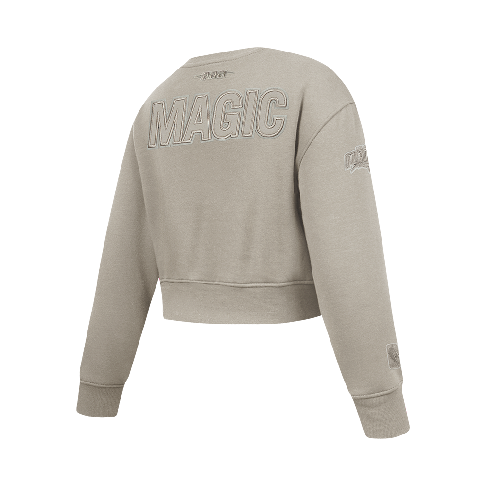 NBA ORLANDO MAGIC NEUTRAL CHANDAIL À COL ROND EN MOLLETON POUR FILLE JUNIOR (TAUPE)
