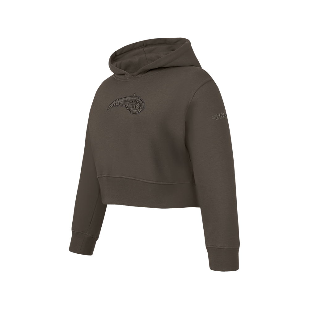 NBA ORLANDO MAGIC NEUTRAL BIG GIRL'S FLC PO HOODIE (DARK TAUPE)