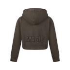 NBA ORLANDO MAGIC NEUTRAL BIG GIRL'S FLC PO HOODIE (DARK TAUPE)