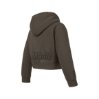 NBA ORLANDO MAGIC NEUTRAL BIG GIRL'S FLC PO HOODIE (DARK TAUPE)