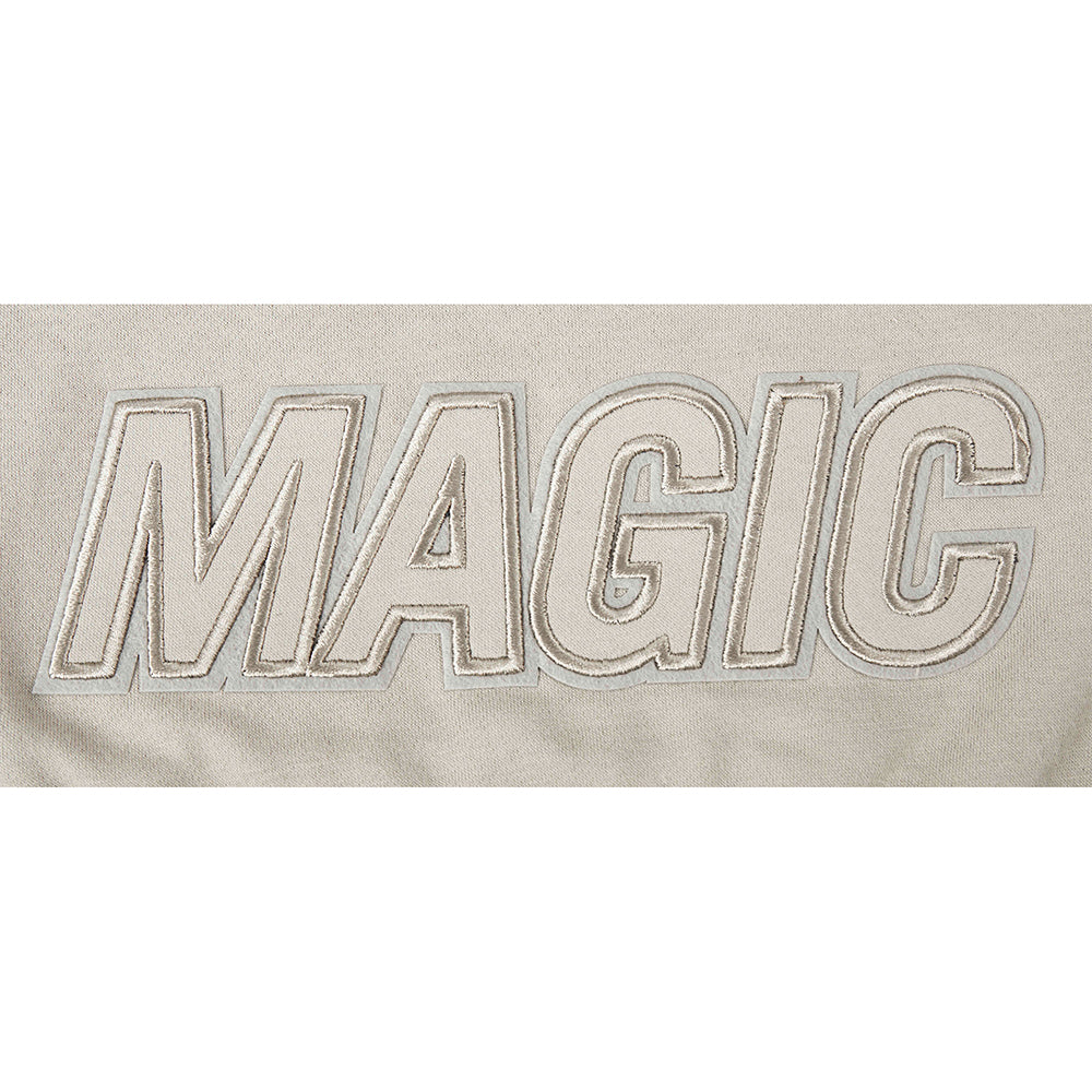 NBA ORLANDO MAGIC NEUTRAL CHANDAIL À CAPUCHON EN MOLLETON POUR FILLE JUNIOR (TAUPE)