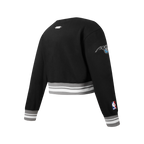 NBA ORLANDO MAGIC RETRO CLASSIC CHANDAIL À COL ROND EN MOLLETON CÔTELÉ POUR FILLE JUNIOR (NOIR/GRIS)