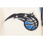 NBA ORLANDO MAGIC RETRO CLASSIC BIG GIRL'S RIB FLC CREWNECK (EGGSHELL/ BLACK)