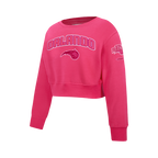 NBA ORLANDO MAGIC TRIPLE PINK BIG GIRL'S FLC CREWNECK (BEETROOT PURPLE)