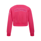 NBA ORLANDO MAGIC TRIPLE PINK BIG GIRL'S FLC CREWNECK (BEETROOT PURPLE)