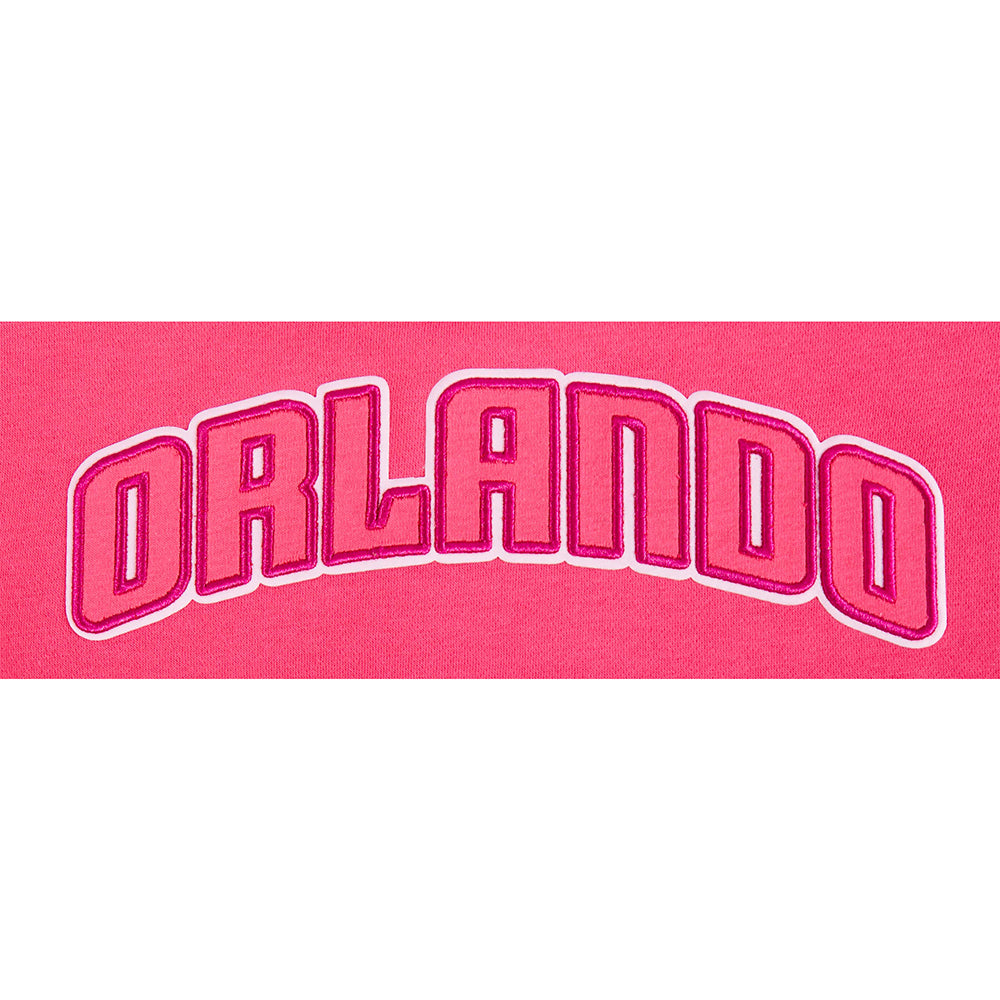 NBA ORLANDO MAGIC TRIPLE PINK BIG GIRL'S FLC CREWNECK (BEETROOT PURPLE)