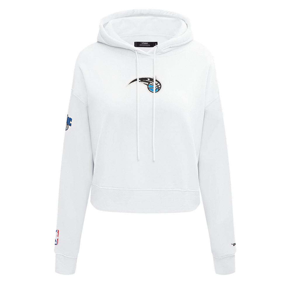 NBA ORLANDO MAGIC CLASSIC CHANDAIL À CAPUCHON COURT POUR FEMME (BLANC)