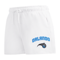 NBA ORLANDO MAGIC CLASSIC WOMEN'S FLEECE SHORT (WHITE)