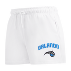NBA ORLANDO MAGIC CLASSIC WOMEN'S FLEECE SHORT (WHITE)