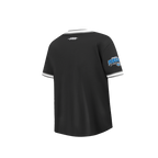 NBA ORLANDO MAGIC CLASSIC T-SHIRT CÔTELÉ RAYÉ À MANCHES COURTES POUR GARÇON ENFANT (NOIR/GRIS)