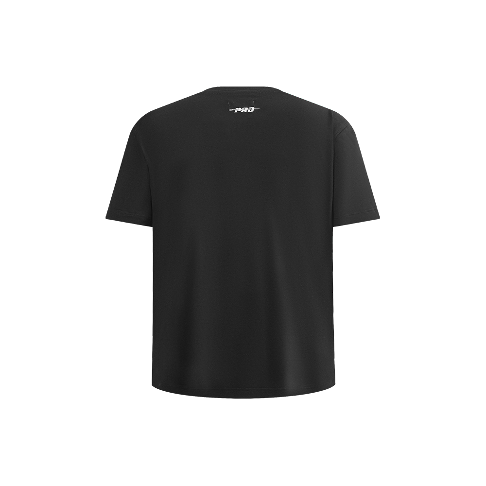 NBA ORLANDO MAGIC RETRO CLASSIC T-SHIRT À BANDES À MANCHES COURTES POUR GARÇON ENFANT (NOIR/GRIS)