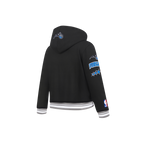NBA ORLANDO MAGIC RETRO CLASSIC LITTLE BOY'S RIB FLEECE PULLOVER HOODIE (BLACK/GRAY)