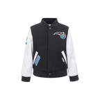 NBA ORLANDO MAGIC CLASSIC LITTLE BOY'S WOOL VARSITY JACKET (BLACK/WHITE)