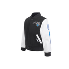 NBA ORLANDO MAGIC CLASSIC LITTLE BOY'S WOOL VARSITY JACKET (BLACK/WHITE)