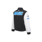 NBA ORLANDO MAGIC CLASSIC LITTLE BOY'S WOOL VARSITY JACKET (BLACK/WHITE)