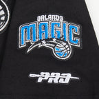 NBA ORLANDO MAGIC CLASSIC T-SHIRT À COUPE CARRÉE À MANCHES COURTES POUR FILLE ENFANT (NOIR)
