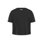NBA ORLANDO MAGIC RETRO CLASSIC T-SHIRT À COUPE CARRÉE À MANCHES COURTES POUR FILLE ENFANT (NOIR)