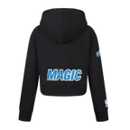 NBA ORLANDO MAGIC CLASSIC LITTLE GIRL'S FLEECE FULL ZIP HOODIE (BLACK)