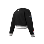 NBA ORLANDO MAGIC RETRO CLASSIC CHANDAIL À COL ROND EN MOLLETON CÔTELÉ POUR FILLE ENFANT (NOIR/GRIS)