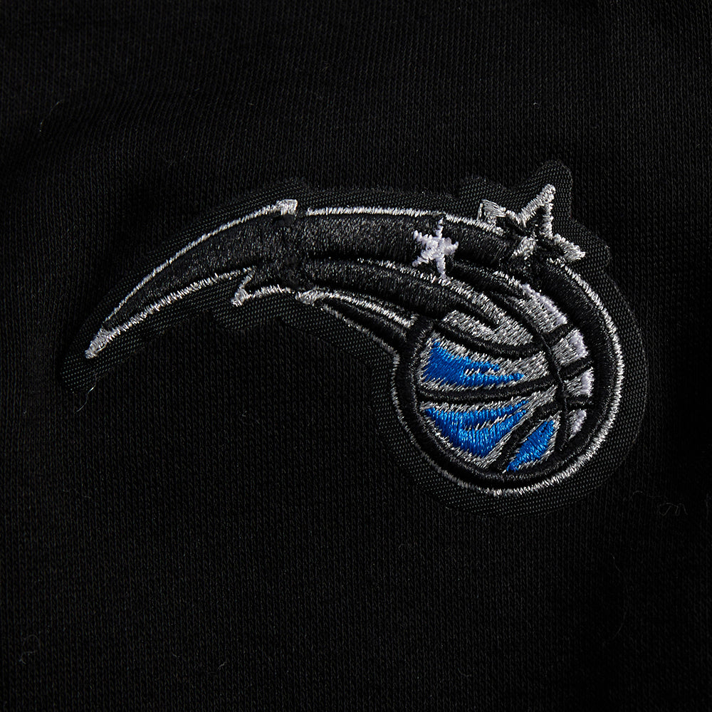 NBA ORLANDO MAGIC RETRO CLASSIC CHANDAIL À COL ROND EN MOLLETON CÔTELÉ POUR FILLE ENFANT (NOIR/GRIS)