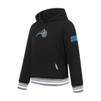 NBA ORLANDO MAGIC RETRO CLASSIC CHANDAIL À CAPUCHON EN MOLLETON CÔTELÉ POUR GARÇON BAMBIN (NOIR/GRIS)
