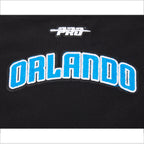 NBA ORLANDO MAGIC CLASSIC T-SHIRT À COUPE CARRÉE À MANCHES COURTES POUR FILLE BAMBIN (NOIR)