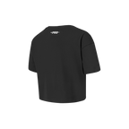 NBA ORLANDO MAGIC RETRO CLASSIC T-SHIRT À COUPE CARRÉE À MANCHES COURTES POUR FILLE BAMBIN (NOIR)