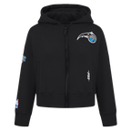NBA ORLANDO MAGIC CLASSIC TODDLER GIRL'S FLEECE FULL ZIP HOODIE (BLACK)