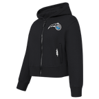 NBA ORLANDO MAGIC CLASSIC TODDLER GIRL'S FLEECE FULL ZIP HOODIE (BLACK)