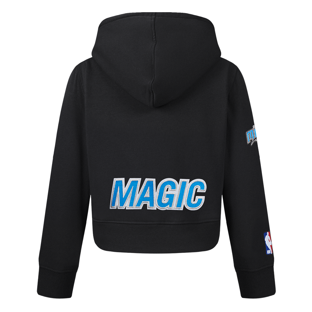 NBA ORLANDO MAGIC CLASSIC TODDLER GIRL'S FLEECE FULL ZIP HOODIE (BLACK)