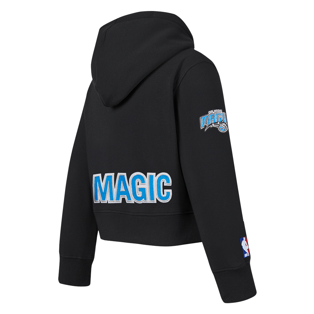 NBA ORLANDO MAGIC CLASSIC TODDLER GIRL'S FLEECE FULL ZIP HOODIE (BLACK)