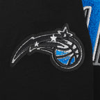 NBA ORLANDO MAGIC RETRO CLASSIC CHANDAIL À COL ROND EN MOLLETON CÔTELÉ POUR FILLE BAMBIN (NOIR/GRIS)