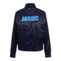 NBA ORLANDO MAGIC CLASSIC WOMEN'S SATIN JACKET (MIDNIGHT NAVY)
