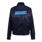 NBA ORLANDO MAGIC CLASSIC WOMEN'S SATIN JACKET (MIDNIGHT NAVY)