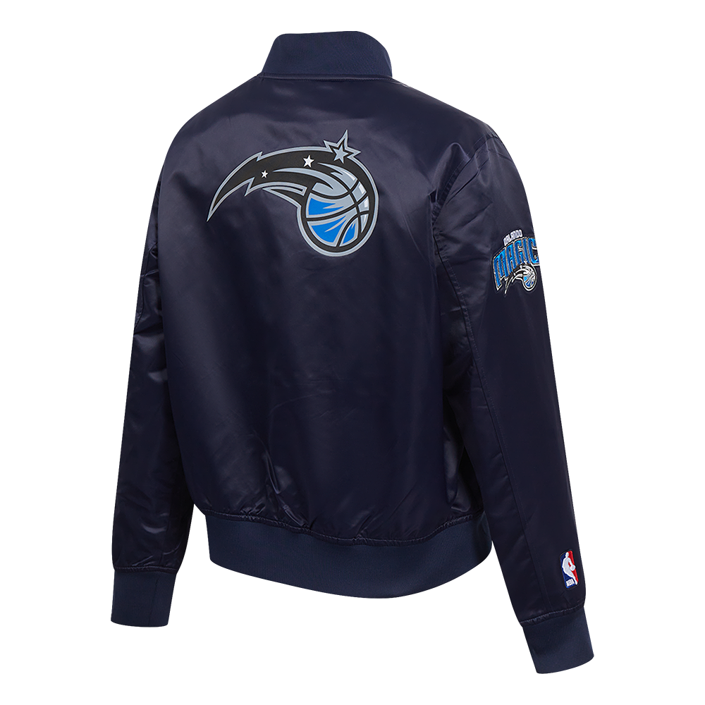 NBA ORLANDO MAGIC CLASSIC WOMEN'S SATIN JACKET (MIDNIGHT NAVY)